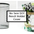No Sew Pencil Holder Cover