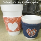 Valentine's Coffee Cozy