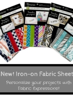 New! Iron-On Fabric Sheets