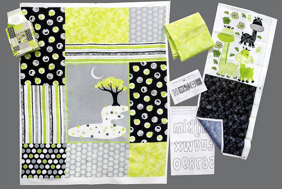 Fabric Editions APLIQKIT Little Time Sew-On Applique Kites 3/Pkg 